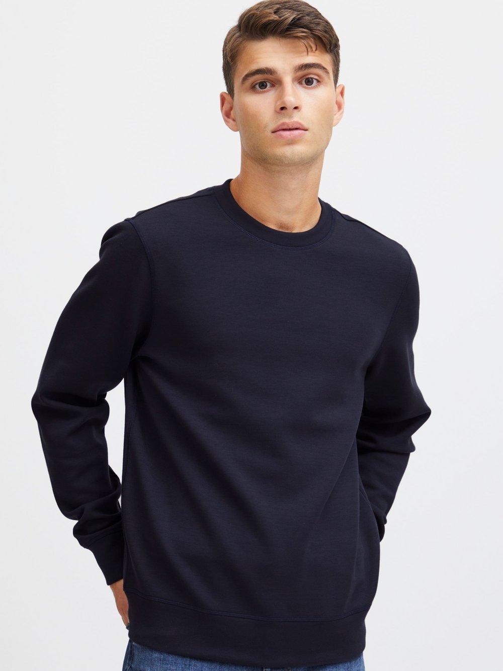 CASUAL FRIDAY Sweatshirt Herren Viskose Rundhals, blau von Casual Friday