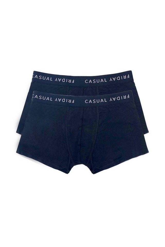 Casual Friday Boxershorts 2-er Stück Pack Boxershorts Trunks Set Basic Unterwäsche NORH (2-St) Norh Logo 2-pack Bamboo Trunks von Casual Friday