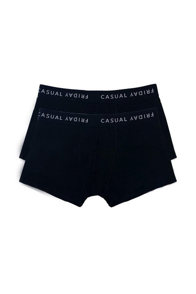 Casual Friday Boxershorts 2-er Stück Pack Boxershorts Trunks Set Basic Unterwäsche NORH (2-St) Norh Logo 2-pack Bamboo Trunks von Casual Friday