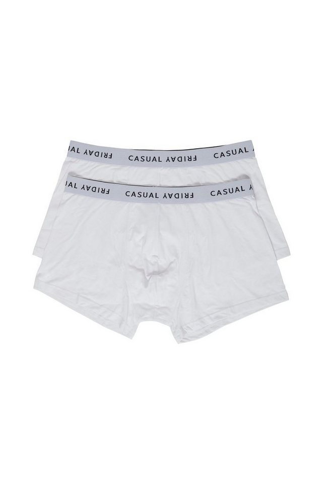 Casual Friday Boxershorts 2-er Stück Pack Boxershorts Trunks Set Basic Unterwäsche NORH (2-St) Norh Logo 2-pack Bamboo Trunks von Casual Friday