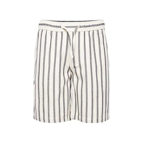 Casual Friday Herren CFPhelix 0077 Wide Striped Shorts Bermudas, 135304_Light Sand, M von CASUAL FRIDAY