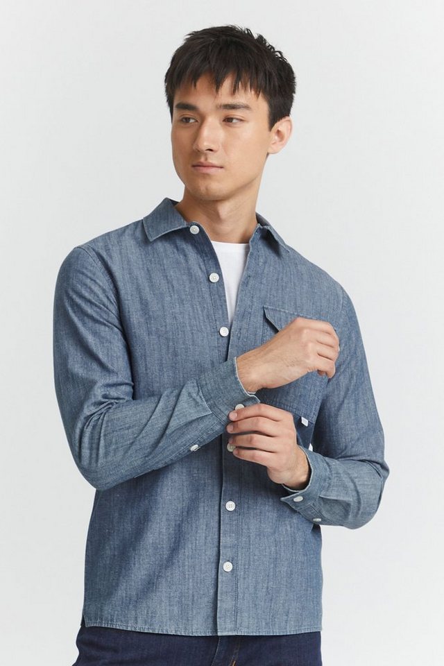 Casual Friday Langarmhemd Anton LS denim shirt 20504387 von Casual Friday