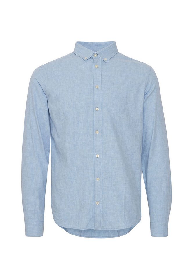 Casual Friday Langarmhemd Langarm mit Kentkragen Melierte Optik Baumwolle CFANTON LS BD FIL A FIL SHIRT von Casual Friday