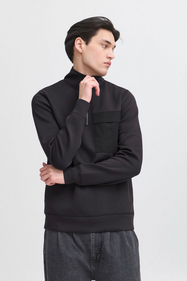 Casual Friday Longsweatshirt CFRO viscose sweat Modischer Troyer mit Brusttasche von Casual Friday