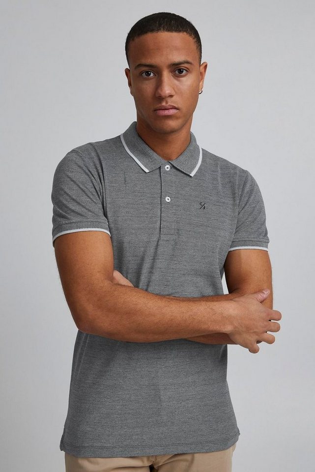 Casual Friday Poloshirt Polo Shirt Regular Fit Kurzarm Golf Hemd Basic Baumwolle TRISTAN 4411 in Dunkelgrau von Casual Friday