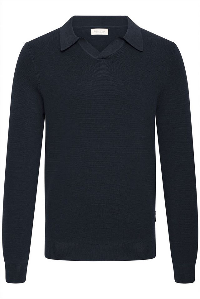 Casual Friday Strickpullover Moderner Pullover mit langen Ärmeln CFDAHL 0231 MILANO POLO KNIT von Casual Friday