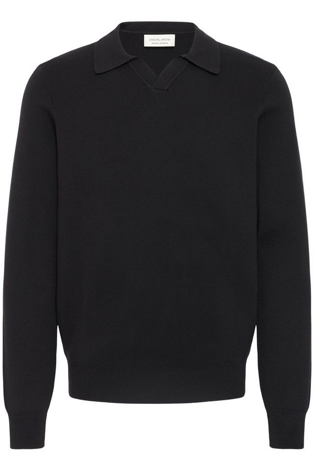 Casual Friday Strickpullover Moderner Pullover mit langen Ärmeln CFDAHL 0231 MILANO POLO KNIT von Casual Friday
