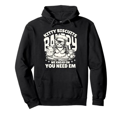 Kitty Biscuits Bakery Lustiger Katzenliebhaber für Herren, Damen und Kinder Pullover Hoodie von Cat Bakery Tees