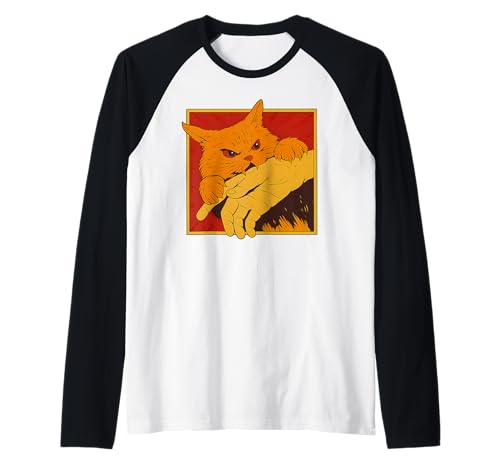 Lustiger Katzenbeiß-Anime, für Männer und Frauen Raglan Lustiger Katzenbeiß-Anime, für Männer und Frauen Raglan von Cat Bite Anime Funny Men Women Apparels.