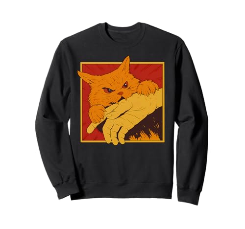 Lustiger Katzenbeiß-Anime, für Männer und Frauen Sweatshirt Lustiger Katzenbeiß-Anime, für Männer und Frauen Sweatshirt von Cat Bite Anime Funny Men Women Apparels.