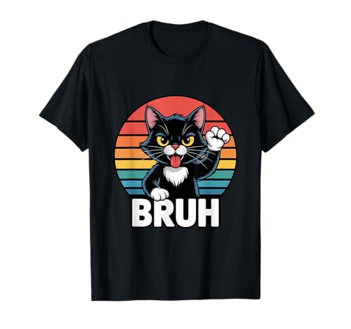 Lustige Bruh Katze Meme Fun Kids Teens T-Shirt von Cat Bruh Shirt Meme Cat