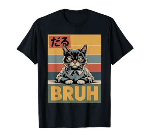 Lustige Bruh Katze Meme Fun Kids Teens T-Shirt von Cat Bruh Shirt Meme Cat