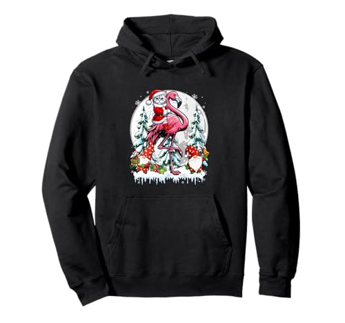 Weihnachtsmann Katze reitet Flamigo Zwerge Weihnachtsbäume Familie Kinder Pullover Hoodie Weihnachtsmann Katze reitet Flamigo Zwerge Weihnachtsbäume Familie Kinder Pullover Hoodie von Cat Christmas Costume