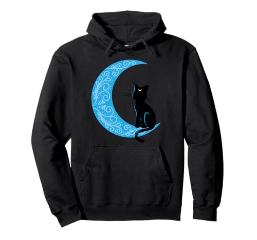 Schwarze Katze Halbmond Mond Seemann Mama Pullover Hoodie Schwarze Katze Halbmond Mond Seemann Mama Pullover Hoodie von Cat Crescent Moon Black Sailor Tees