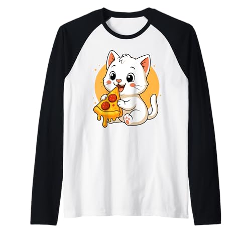 Lustige Katze isst Pizza Grafik Jungen Mädchen Katzenliebhaber Raglan Lustige Katze isst Pizza Grafik Jungen Mädchen Katzenliebhaber Raglan von Cat Eating Pizza Graphic Design