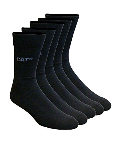 Caterpillar CAT Herren Businesssocken wahlweise 5|10|15|20 Paar, in 39-42/43-46, in Schwarz und/oder Bunt-Mix, große Farb- und Mengenauswahl, Socken (39-42, 15 Paar Schwarz) von Caterpillar