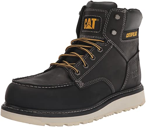 Cat Footwear Calibrate Herren Stahlkappe Konstruktionsstiefel, Herren, Schwarz, 10.5 Wide von Cat Footwear
