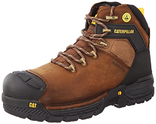 CAT Footwear Herren Excavator Lt Ct S3 Wp Hro Sra Sicherheitsstiefel, Dunkelbraun, 40 EU von CAT Footwear