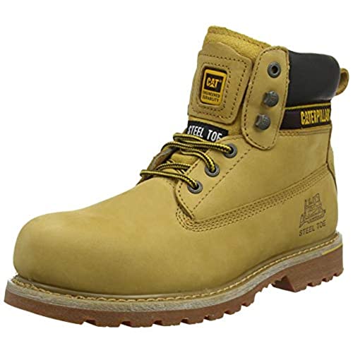 Caterpillar Cat Holton, Herren Arbeitsstiefel, beige (Honey 002), 42 EU (8 UK) von Cat Footwear