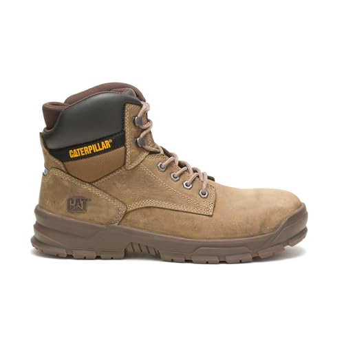 Caterpillar Men's MOBILIZE Alloy Toe Industrial Boot, Fossil, 7 Wide von Cat Footwear