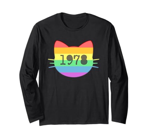 Katze Geboren im Jahr 1978 Geburtstag Katzen-Mama Katze Papa Langarmshirt Katze Geboren im Jahr 1978 Geburtstag Katzen-Mama Katze Papa Langarmshirt von Cat Funny Retro 1978