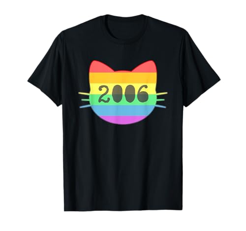 Katze Geboren im Jahr 2006 Geburtstag Katzen-Mama Katze Papa T-Shirt Katze Geboren im Jahr 2006 Geburtstag Katzen-Mama Katze Papa T-Shirt von Cat Funny Retro 2006
