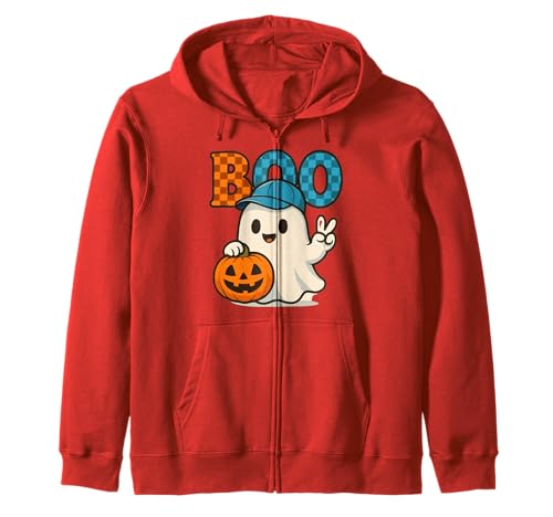Niedlicher Katzengeist mit Kürbissen, Halloween, Damen, Herren, Kinder Kapuzenjacke Niedlicher Katzengeist mit Kürbissen, Halloween, Damen, Herren, Kinder Kapuzenjacke von Cat Ghost Halloween Tshirt Kids Boys Girls
