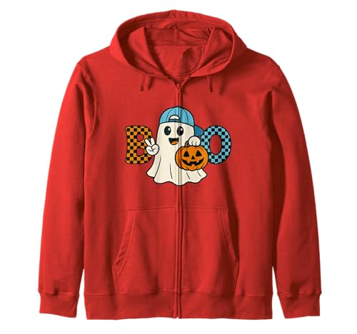 Niedlicher Katzengeist mit Kürbissen, Halloween, Damen, Herren, Kinder Kapuzenjacke Niedlicher Katzengeist mit Kürbissen, Halloween, Damen, Herren, Kinder Kapuzenjacke von Cat Ghost Halloween Tshirt Kids Boys Girls