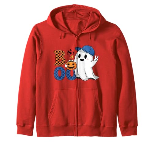 Niedlicher Katzengeist mit Kürbissen, Halloween, Damen, Herren, Kinder Kapuzenjacke Niedlicher Katzengeist mit Kürbissen, Halloween, Damen, Herren, Kinder Kapuzenjacke von Cat Ghost Halloween Tshirt Kids Boys Girls