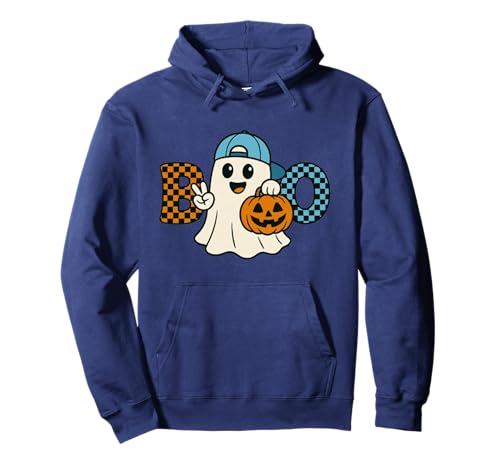 Niedlicher Katzengeist mit Kürbissen, Halloween, Damen, Herren, Kinder Pullover Hoodie Niedlicher Katzengeist mit Kürbissen, Halloween, Damen, Herren, Kinder Pullover Hoodie von Cat Ghost Halloween Tshirt Kids Boys Girls