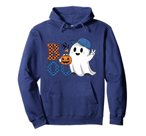 Niedlicher Katzengeist mit Kürbissen, Halloween, Damen, Herren, Kinder Pullover Hoodie Niedlicher Katzengeist mit Kürbissen, Halloween, Damen, Herren, Kinder Pullover Hoodie von Cat Ghost Halloween Tshirt Kids Boys Girls