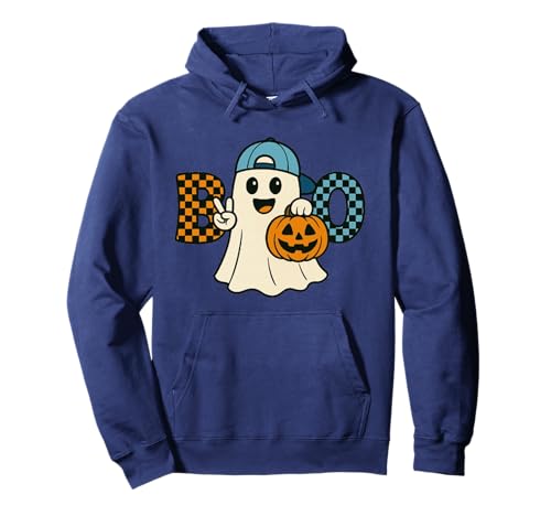 Niedlicher Katzengeist mit Kürbissen, Halloween, Damen, Herren, Kinder Pullover Hoodie Niedlicher Katzengeist mit Kürbissen, Halloween, Damen, Herren, Kinder Pullover Hoodie von Cat Ghost Halloween Tshirt Kids Boys Girls