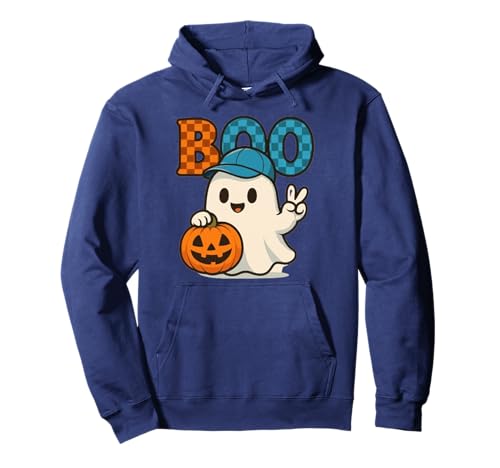 Niedlicher Katzengeist mit Kürbissen, Halloween, Damen, Herren, Kinder Pullover Hoodie Niedlicher Katzengeist mit Kürbissen, Halloween, Damen, Herren, Kinder Pullover Hoodie von Cat Ghost Halloween Tshirt Kids Boys Girls