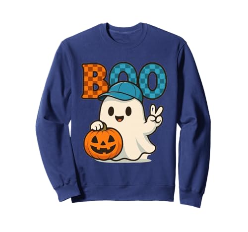 Niedlicher Katzengeist mit Kürbissen, Halloween, Damen, Herren, Kinder Sweatshirt Niedlicher Katzengeist mit Kürbissen, Halloween, Damen, Herren, Kinder Sweatshirt von Cat Ghost Halloween Tshirt Kids Boys Girls