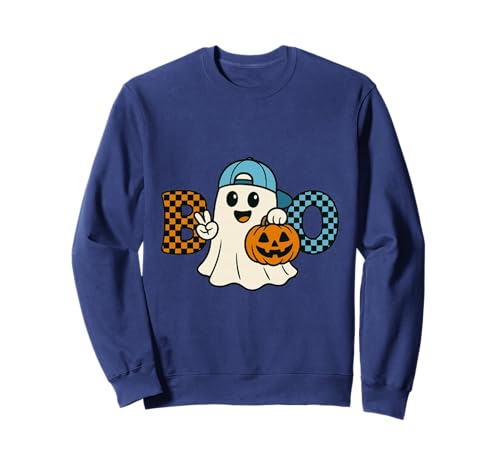 Niedlicher Katzengeist mit Kürbissen, Halloween, Damen, Herren, Kinder Sweatshirt Niedlicher Katzengeist mit Kürbissen, Halloween, Damen, Herren, Kinder Sweatshirt von Cat Ghost Halloween Tshirt Kids Boys Girls