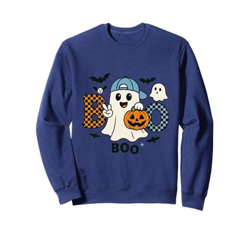 Niedlicher Katzengeist mit Kürbissen, Halloween, Damen, Herren, Kinder Sweatshirt Niedlicher Katzengeist mit Kürbissen, Halloween, Damen, Herren, Kinder Sweatshirt von Cat Ghost Halloween Tshirt Kids Boys Girls