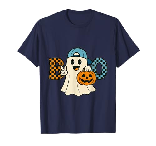 Niedlicher Katzengeist mit Kürbissen, Halloween, Damen, Herren, Kinder T-Shirt Niedlicher Katzengeist mit Kürbissen, Halloween, Damen, Herren, Kinder T-Shirt von Cat Ghost Halloween Tshirt Kids Boys Girls