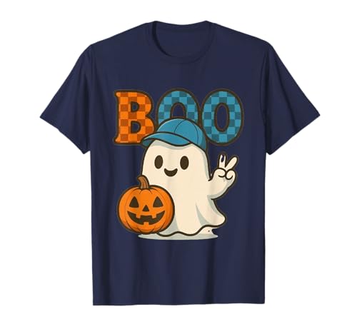 Niedlicher Katzengeist mit Kürbissen, Halloween, Damen, Herren, Kinder T-Shirt Niedlicher Katzengeist mit Kürbissen, Halloween, Damen, Herren, Kinder T-Shirt von Cat Ghost Halloween Tshirt Kids Boys Girls