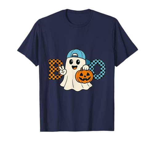 Niedlicher Katzengeist mit Kürbissen, Halloween, Damen, Herren, Kinder T-Shirt Niedlicher Katzengeist mit Kürbissen, Halloween, Damen, Herren, Kinder T-Shirt von Cat Ghost Halloween Tshirt Kids Boys Girls