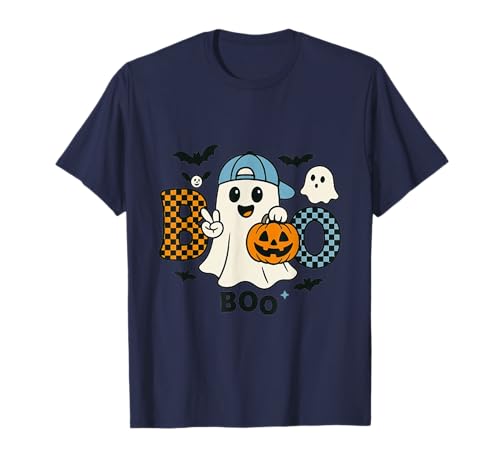 Niedlicher Katzengeist mit Kürbissen, Halloween, Damen, Herren, Kinder T-Shirt Niedlicher Katzengeist mit Kürbissen, Halloween, Damen, Herren, Kinder T-Shirt von Cat Ghost Halloween Tshirt Kids Boys Girls