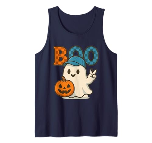 Niedlicher Katzengeist mit Kürbissen, Halloween, Damen, Herren, Kinder Tank Top Niedlicher Katzengeist mit Kürbissen, Halloween, Damen, Herren, Kinder Tank Top von Cat Ghost Halloween Tshirt Kids Boys Girls