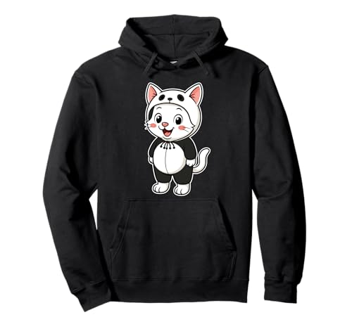 Kawaii-Katze im Panda-Kostüm für Mädchen, Kinder, Katzenliebhaber Pullover Hoodie Kawaii-Katze im Panda-Kostüm für Mädchen, Kinder, Katzenliebhaber Pullover Hoodie von Cat In Panda Costume Kawaii Design
