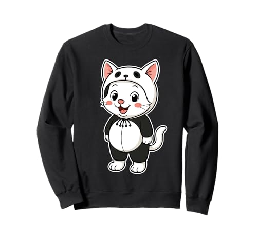 Kawaii-Katze im Panda-Kostüm für Mädchen, Kinder, Katzenliebhaber Sweatshirt Kawaii-Katze im Panda-Kostüm für Mädchen, Kinder, Katzenliebhaber Sweatshirt von Cat In Panda Costume Kawaii Design