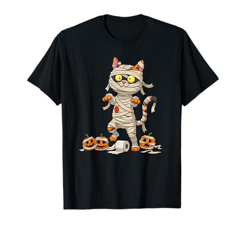 Lustige Katze Mama Kürbis Halloween Kinder Herren Damen T-Shirt Lustige Katze Mama Kürbis Halloween Kinder Herren Damen T-Shirt von Cat Lovers Cute Halloween Outfits for Boy Girl