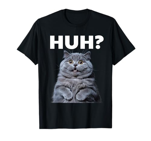Huh Cat Chonky Meme Lustige verwirrte Katze Meme für Männer Frauen T-Shirt Huh Cat Chonky Meme Lustige verwirrte Katze Meme für Männer Frauen T-Shirt von Cat Meme Funny Meme For Men Women