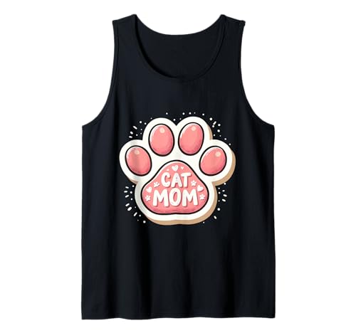 Katze Mom Niedlich Muttertag Mama Mama Neue Pfoten Herzen Tank Top Katze Mom Niedlich Muttertag Mama Mama Neue Pfoten Herzen Tank Top von Cat Mom Cute Mother's Day Mum Mama Momma Products