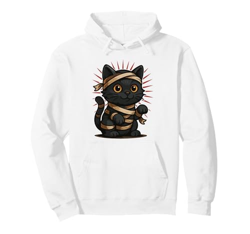 Retro süße Schwarze Katze Mama Katze Halloween Kostüm Katzenliebhaber Pullover Hoodie Retro süße Schwarze Katze Mama Katze Halloween Kostüm Katzenliebhaber Pullover Hoodie von Cat Mummy Cat Lovers Tee Shirts For Womens