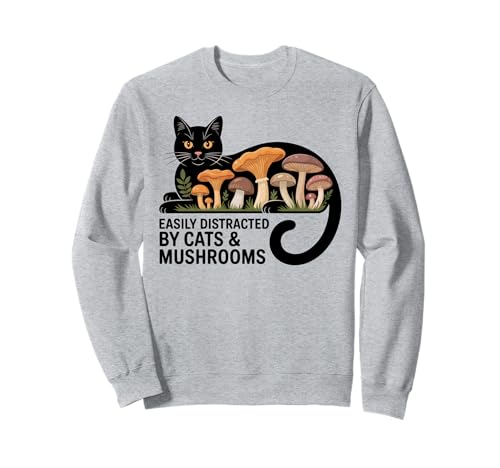 Süße Schwarze Katze Kunst Männer Pilz Stuff Ramen Katze Pilz Katze Sweatshirt Süße Schwarze Katze Kunst Männer Pilz Stuff Ramen Katze Pilz Katze Sweatshirt von Cat Mushroom Costume Women Black Cat Painting