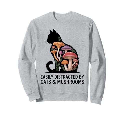 Süße Schwarze Katze Kunst Männer Pilz Stuff Ramen Katze Pilz Katze Sweatshirt Süße Schwarze Katze Kunst Männer Pilz Stuff Ramen Katze Pilz Katze Sweatshirt von Cat Mushroom Costume Women Black Cat Painting