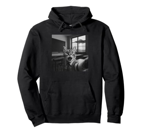 Lustiges Alien UFO Katze Selfie Meme für Männer Frauen Lehrer Pullover Hoodie Lustiges Alien UFO Katze Selfie Meme für Männer Frauen Lehrer Pullover Hoodie von Cat Selfie Funny UFO Meme